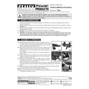 Sealey TB63 Mirror Extension manual cover