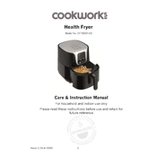 Cookworks 7930001 DF7003T-CB Fryer manual cover