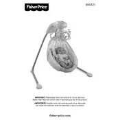 Fisher Price Mattel Rose Chandelier BMB21 Swing manual cover