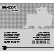 Sencor 3CAM 4K05WR Camera manual cover