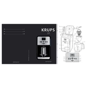 Krups Savoy 12 Cup EC314050 Coffee Machine manual cover