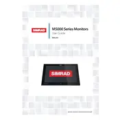 Simrad M5000 Series Monitor manual cover