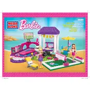 Mega Bloks Mattel Barbie Outdoor Party CXP36 Construction Set manual cover