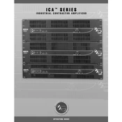 Peavey ICA Series 600 V Amplifier manual cover