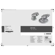 Bosch 0 607 350 198 Sander manual cover