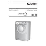 Candy GC 1072D2S-S manual cover