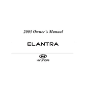 Hyundai Elantra 2005 Sedan manual cover