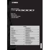 Yamaha PSR-A3000 Keyboard manual cover