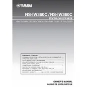 Yamaha NS-IW360C Speaker manual cover