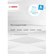 Bosch Series 4 BFL524MS0B Oven manual cover