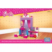 Mega Bloks Mattel Barbie Classroom CNF96 Construction Set manual cover