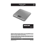 Sencor SKS 5400 Scale manual cover