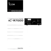 Icom IC-R7000 Receiver manual cover