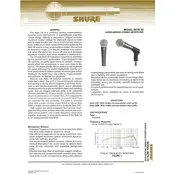 Shure BETA 58 Microphone manual cover