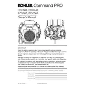 Kohler PCH680 Engine manual cover