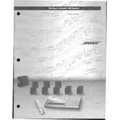 Bose Lifestyle 900 manual cover