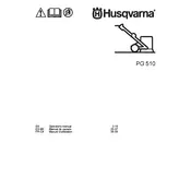 Husqvarna PG 510 Grinder manual cover