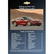 Chevrolet Corvette 2005 manual cover