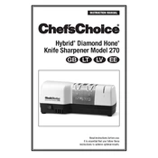 Chef's Choice 270 Sharpener manual cover