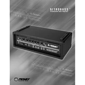 Peavey Nitrobass Amplifier manual cover