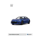 Subaru BRZ Limited 2013 manual cover