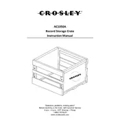 Crosley AC1050A Storage manual cover