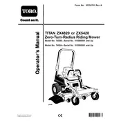 Toro Titan ZX4820 74920 Mower
