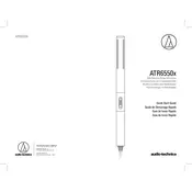 Audio-Technica ATR6550x Microphone manual cover