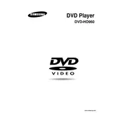 Samsung DVD-HD960 DVD Player manual cover