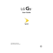 LG G5 LS992 Gold Phone manual cover