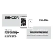 Sencor SWS 8800 Weather Station manual cover