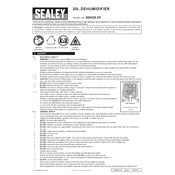 Sealey SDH20.V5 Dehumidifier manual cover