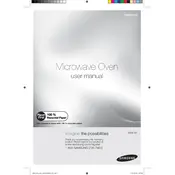 Samsung SMH1816B Microwave manual cover