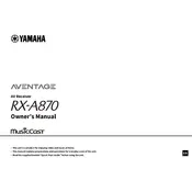 Yamaha RX-A870 Receiver