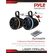 Pyle PLUTV44BTR Speaker manual cover