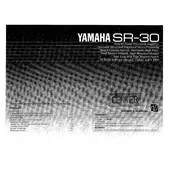 Yamaha SR-30 Amplifier manual cover