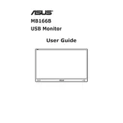 ASUS ZenScreen MB166B Monitor manual cover