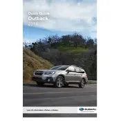 Subaru Outback 2.5i Limited 2019 SUV manual cover