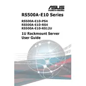 ASUS RS500A-E10-RS4 Server manual cover