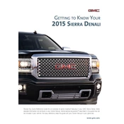 GMC Sierra Denali 2015 manual cover