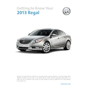 Buick Regal 2013 manual cover