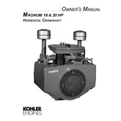 Kohler M18HP Crankshaft manual cover