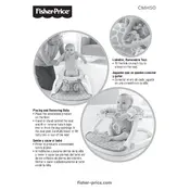 Fisher Price Mattel Sit-Me-Up Floor Silver Platter CMH50 Seat manual cover