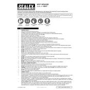 Sealey SS37 Sprayer manual cover