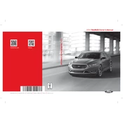 Ford Taurus 2014 manual cover