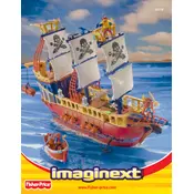 Fisher Price Mattel Pirate Raider Deluxe G8738 Toy manual cover