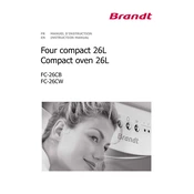 Brandt FC-26CW Oven manual cover