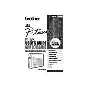 Brother P-touch PT-18R manual cover