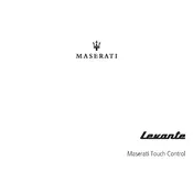 Maserati Levante Touch Control 2018 SUV manual cover