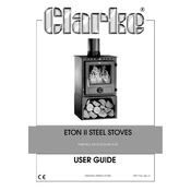 Clarke 6910133 Eton 2 Steel Stove manual cover